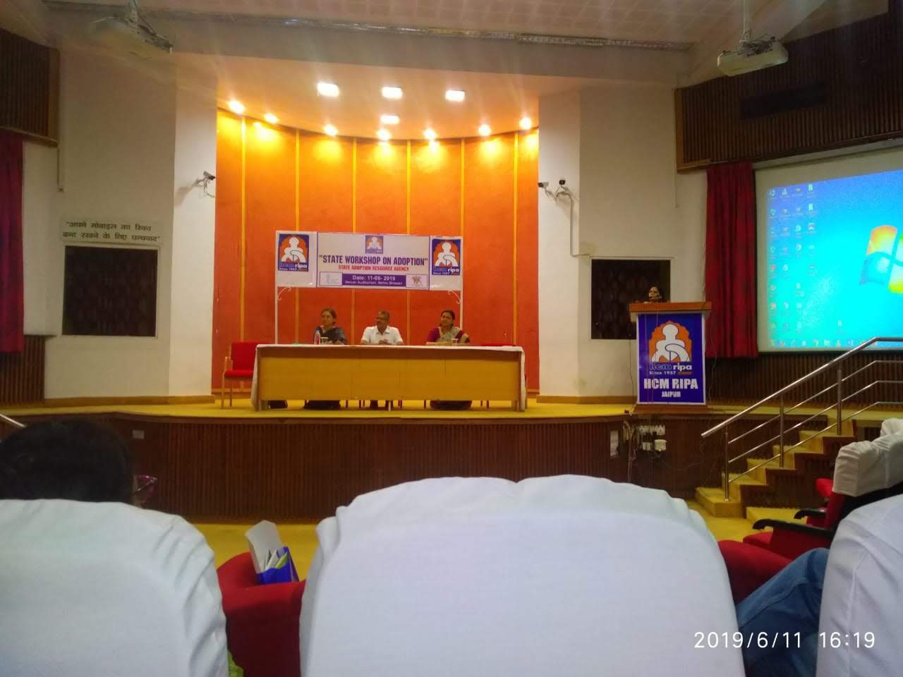 One Day State Level Orientation Programme held at Jaipur, Rajasthan on 11th June 2019.