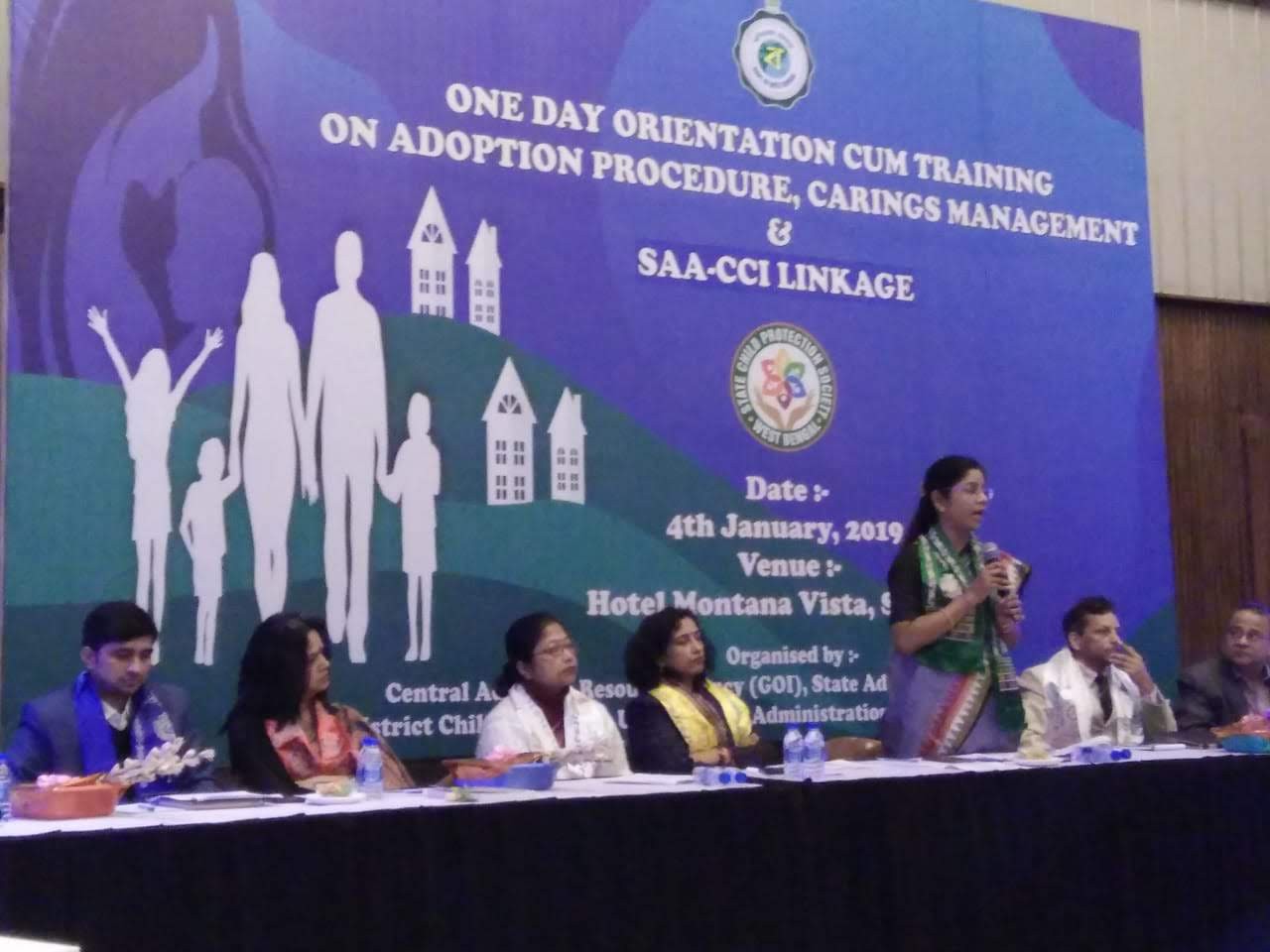 State Orientation Programme on Adoption related issues in West Bengal held on 4th Jan 2019 at Siliguri