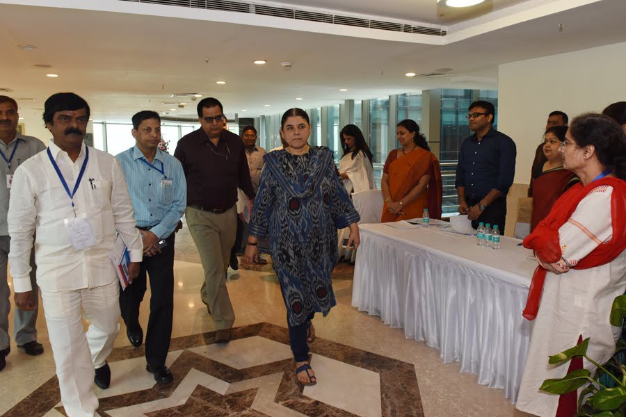 Review Meeting on implementation of Adoption programme on 30/07/2018 at Pravasi Bhartiya Kendra, New Delhi