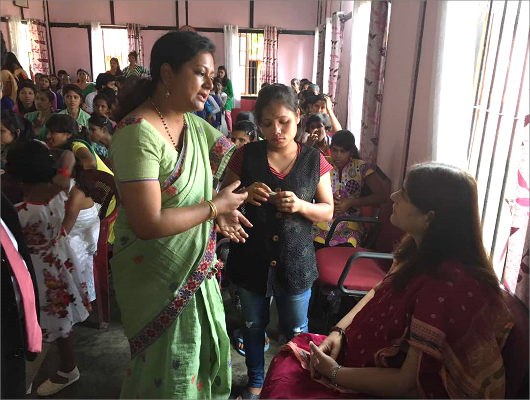 Visit of Hon'ble Minister Smt Maneka Sanjay Gandhi on 12 April 2017 in Guwahati